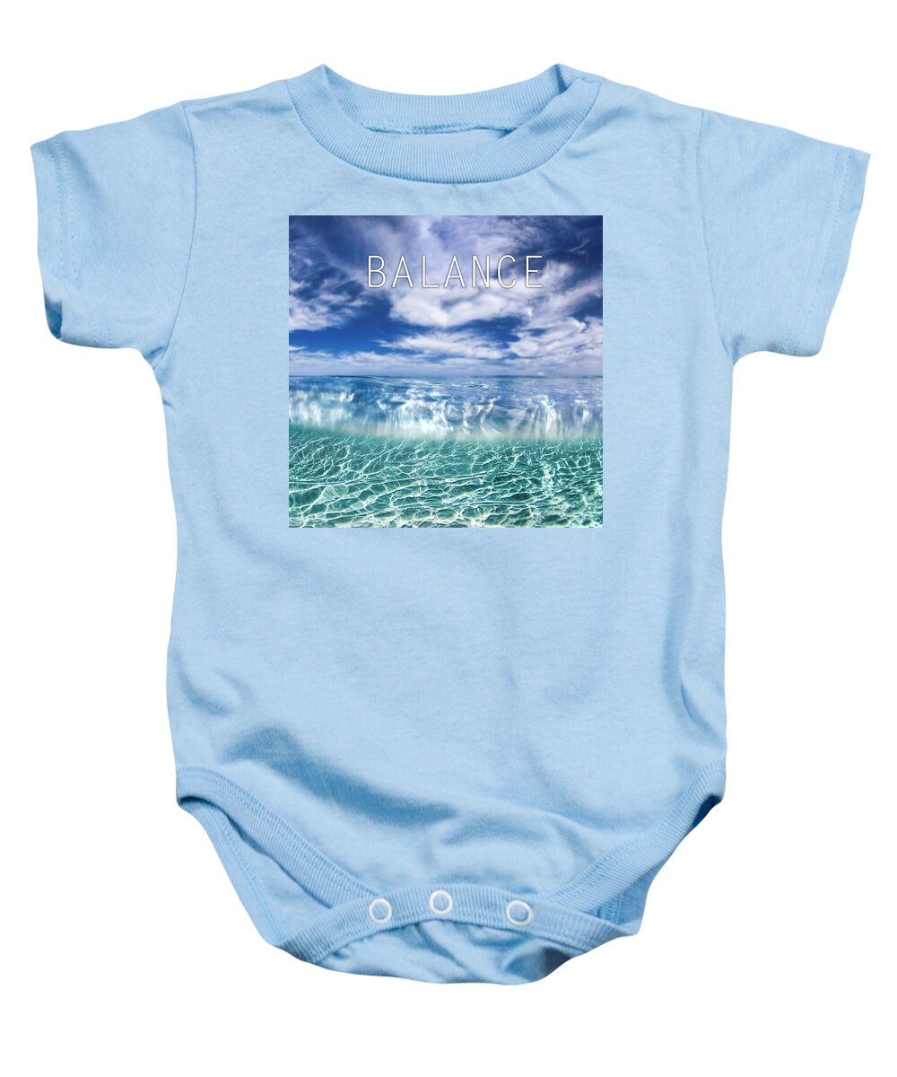 Balance Baby Onesie featuring the photograph Balance by Sean Davey