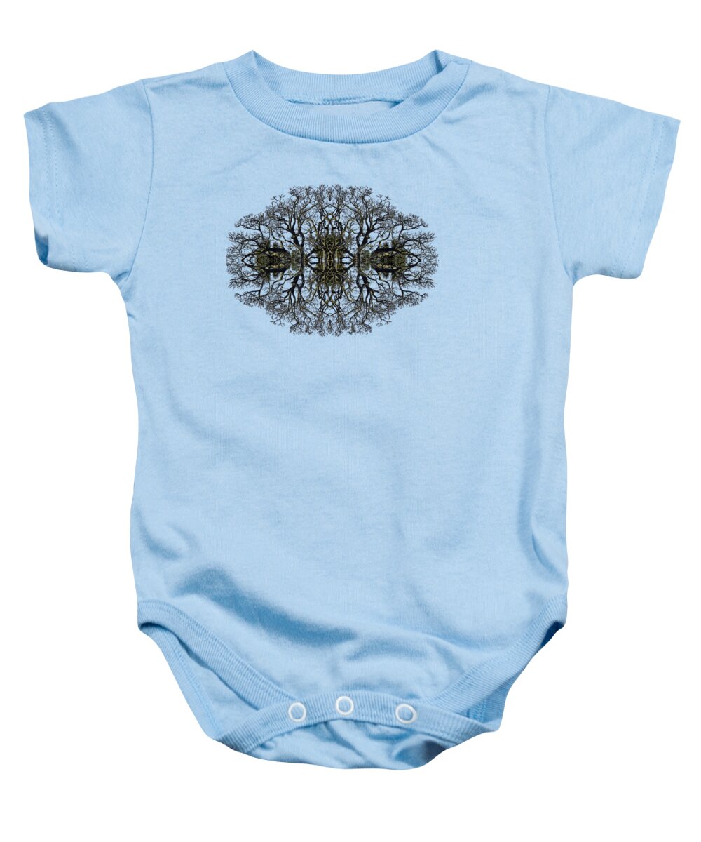 Bare Baby Onesie featuring the photograph Bare Tree by Debra and Dave Vanderlaan