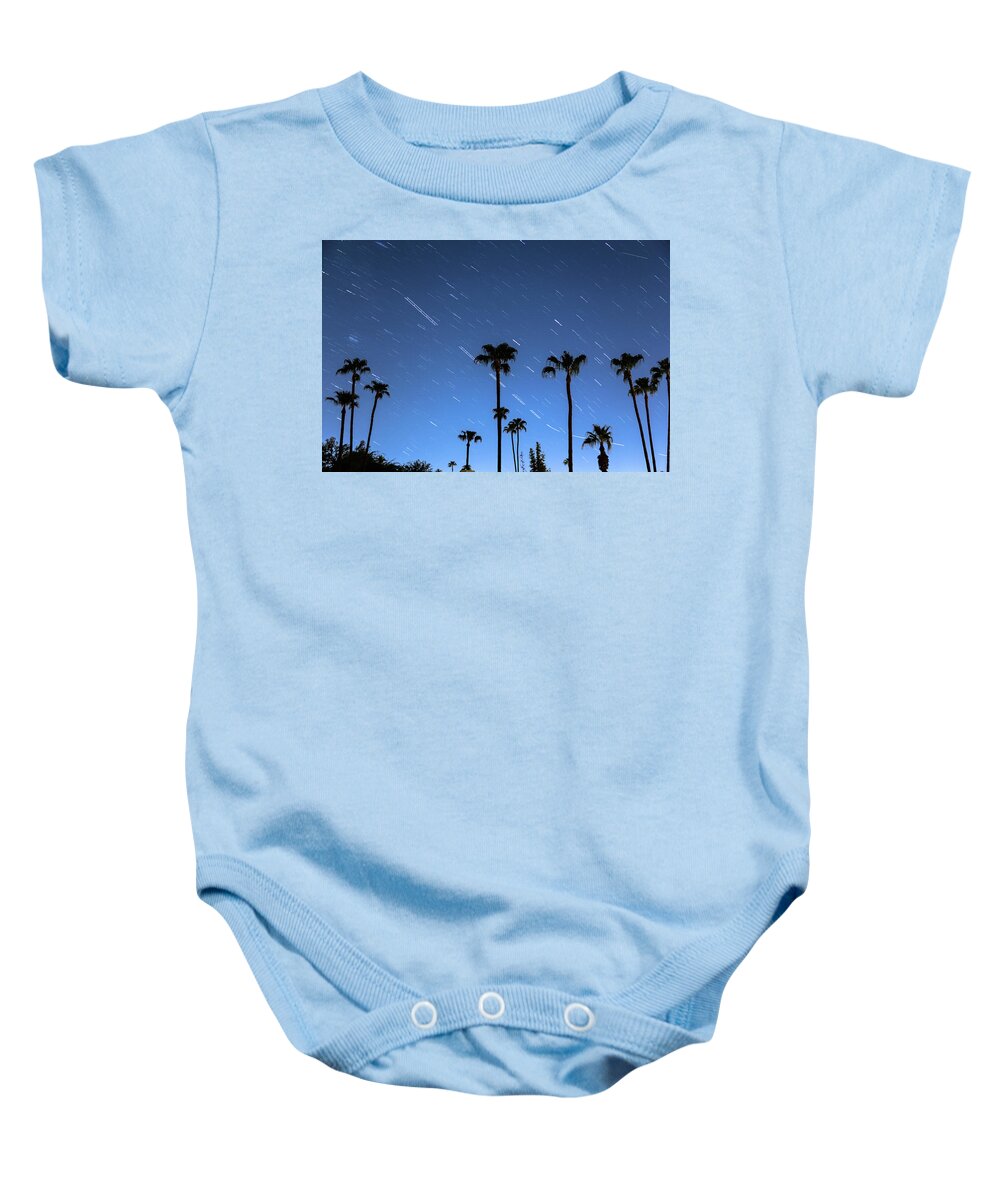 Nighttime Baby Onesie featuring the photograph Coming In For a Landing #2 by James BO Insogna