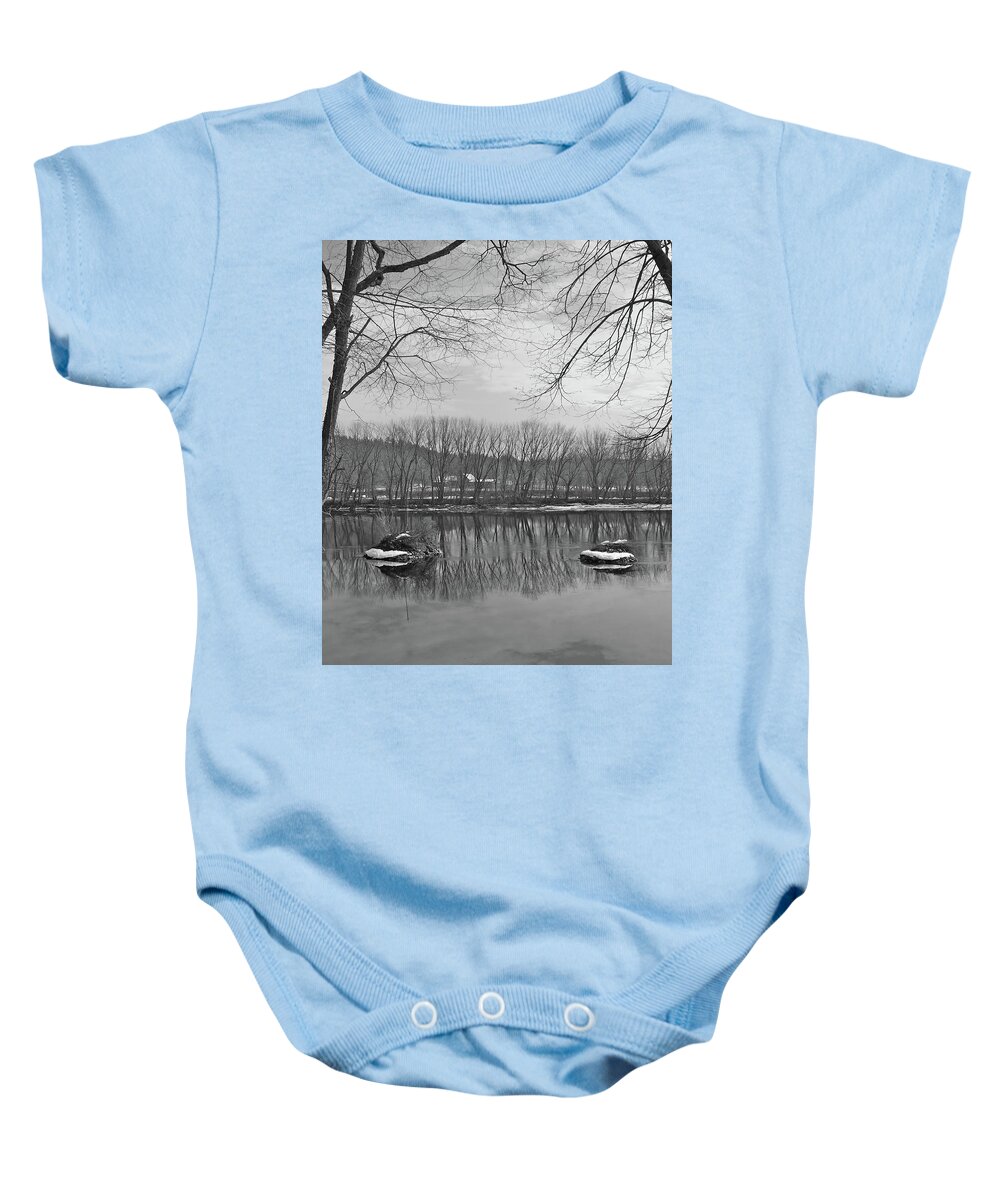 New England Landscape Baby Onesie featuring the photograph Housesitting 39 #1 by George Ramos