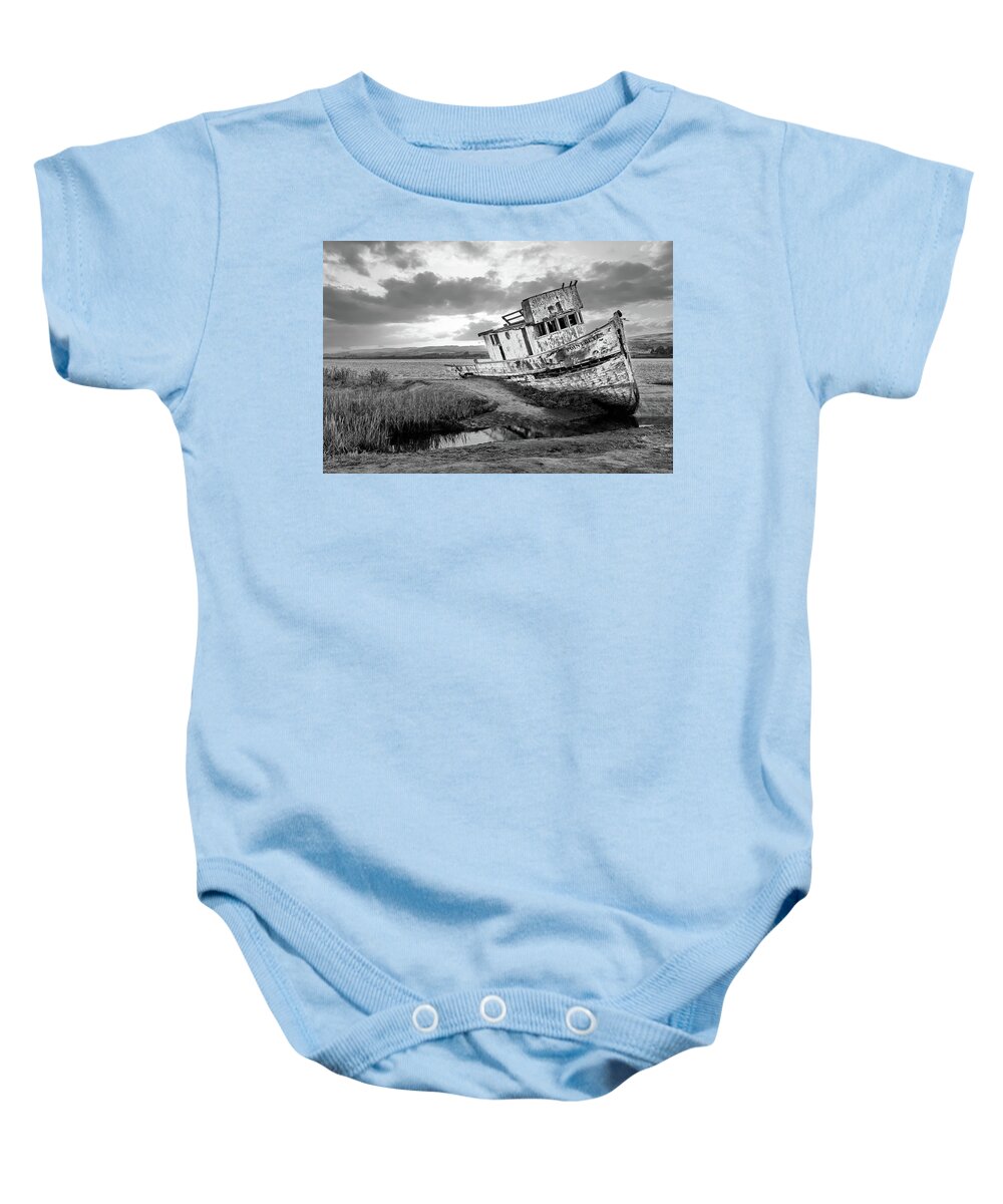 Artwork Baby Onesie featuring the photograph Shipwrecked in Point Lobos #2 by Jon Glaser