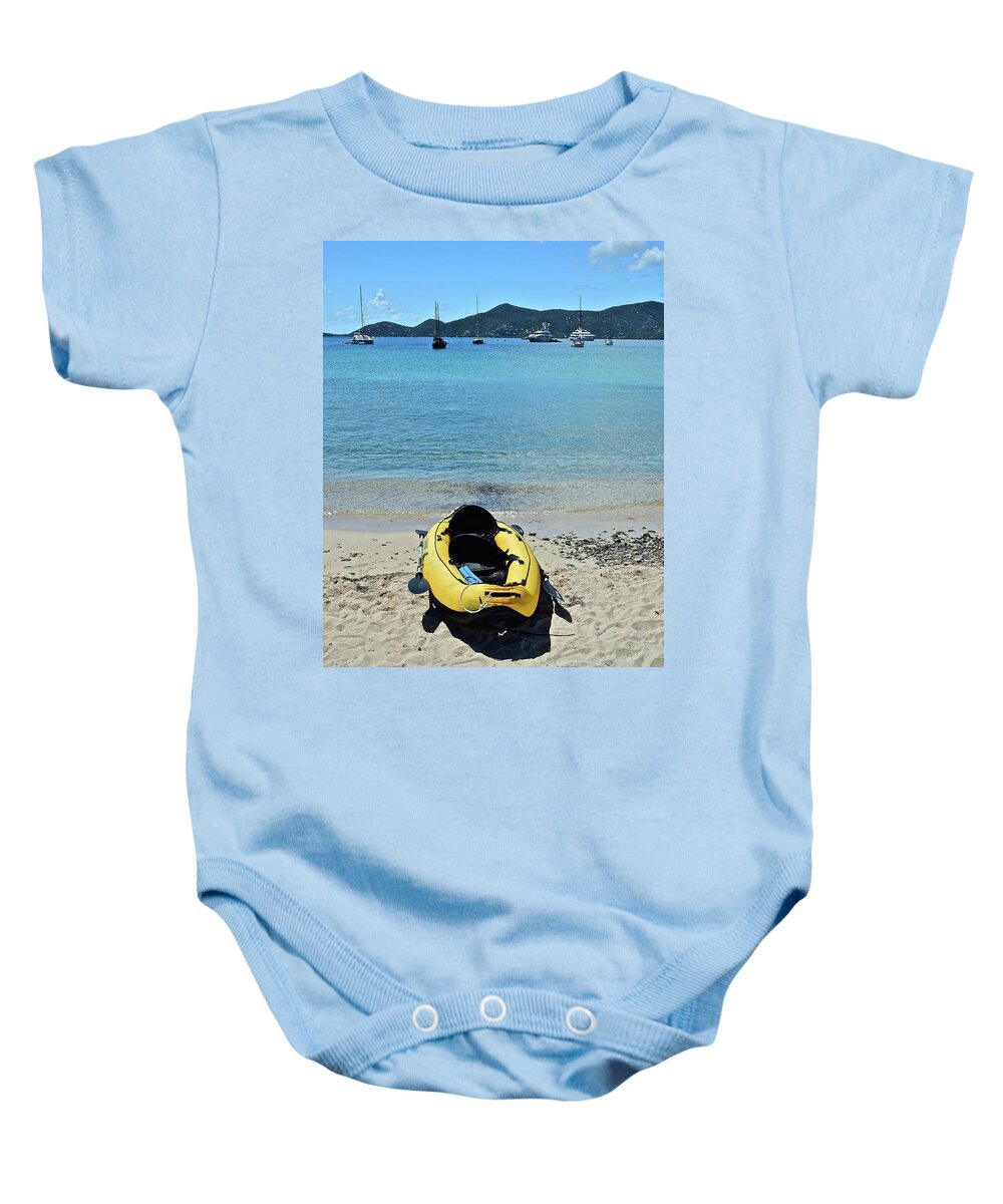 Tropical Baby Onesie featuring the photograph The Resting Spot #1 by Frozen in Time Fine Art Photography