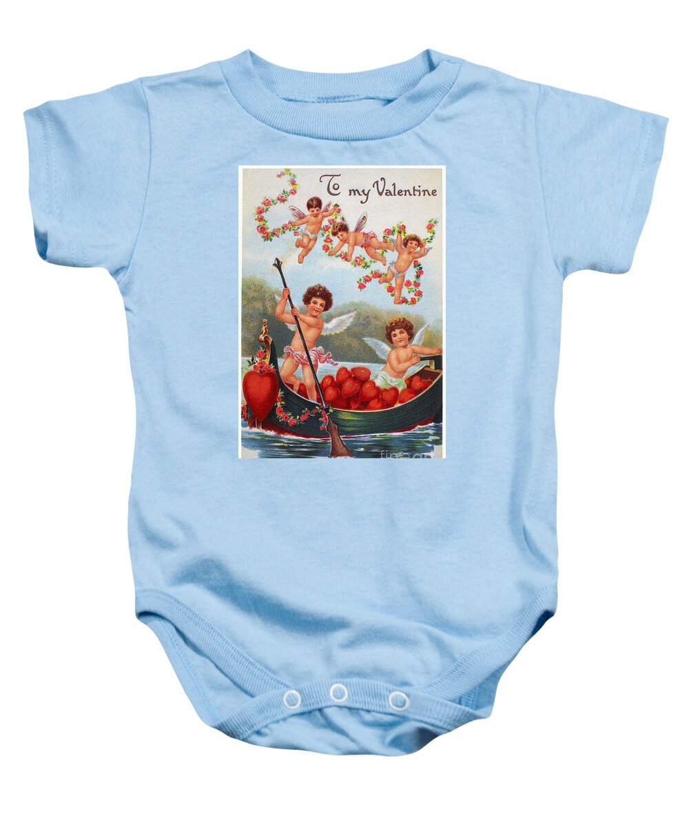 1913 Baby Onesie featuring the photograph Valentines Day Card #18 by Granger