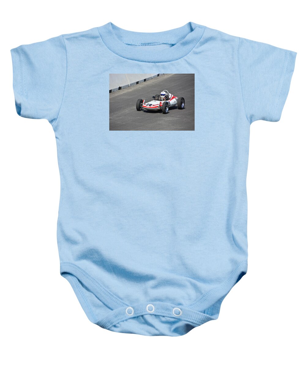 1968 Baby Onesie featuring the photograph 1968 Zink Formula Vee by Mike Martin