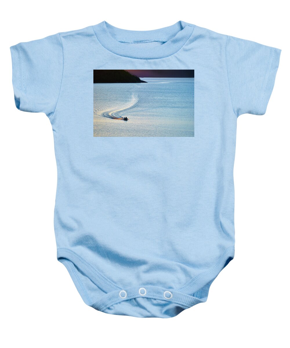 Camping Baby Onesie featuring the photograph Homeward Bound-cooler by Doug Gibbons