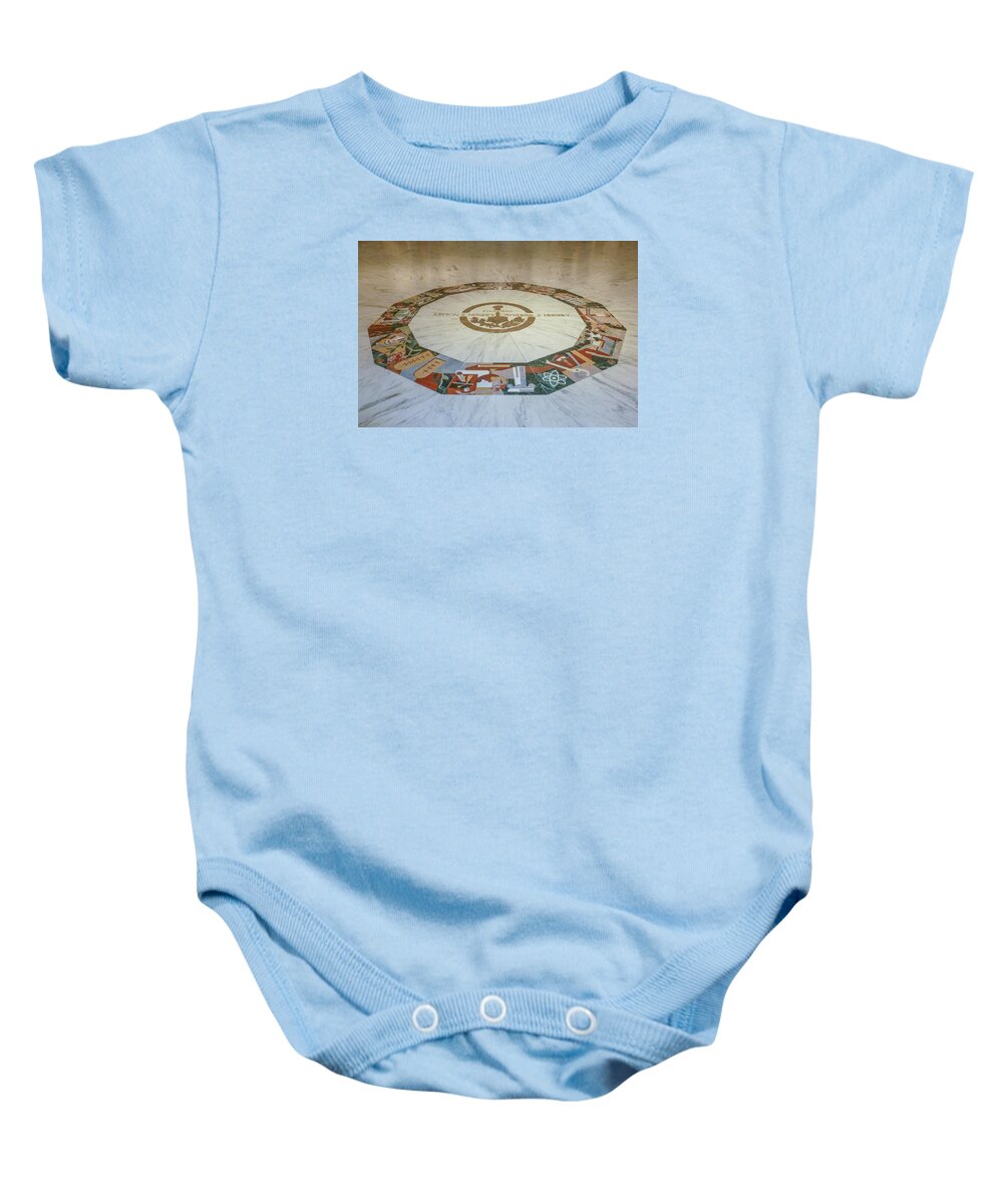 Campus Baby Onesie featuring the photograph The Mural #3 by Mark Dodd