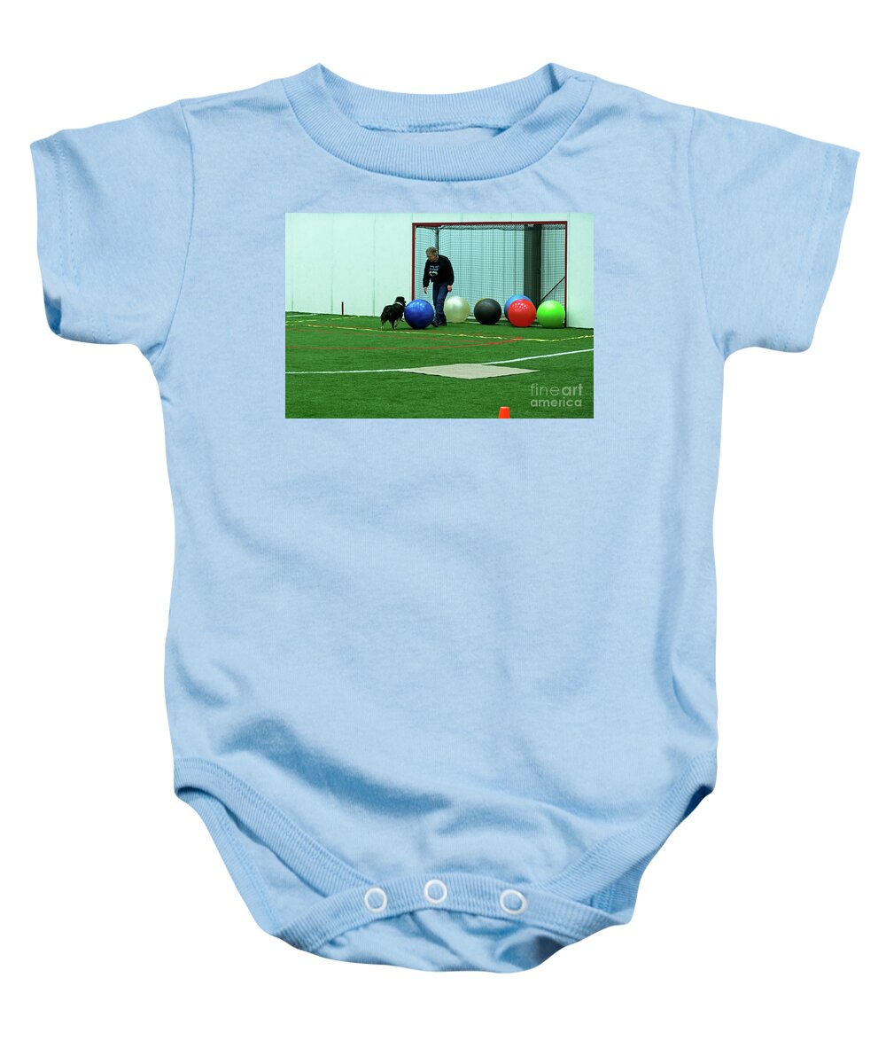  Baby Onesie featuring the photograph Barb and Angie by Fred Stearns