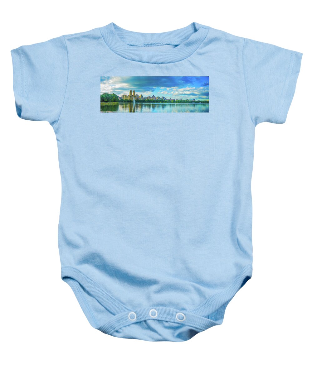 Central Park Baby Onesie featuring the photograph Central Park #5 by Theodore Jones
