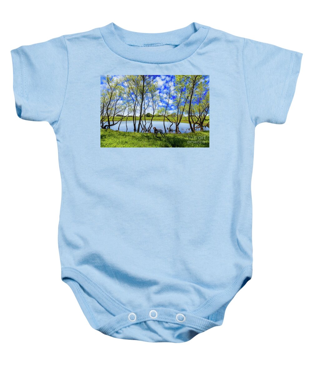 Austin Baby Onesie featuring the photograph Texas Hill Country by Raul Rodriguez