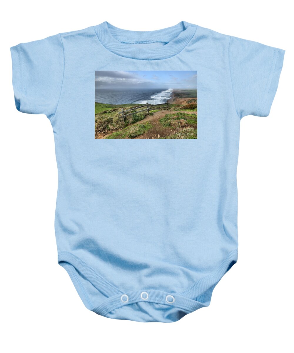 Point Reyes Baby Onesie featuring the photograph Afternoon At South Beach by Adam Jewell