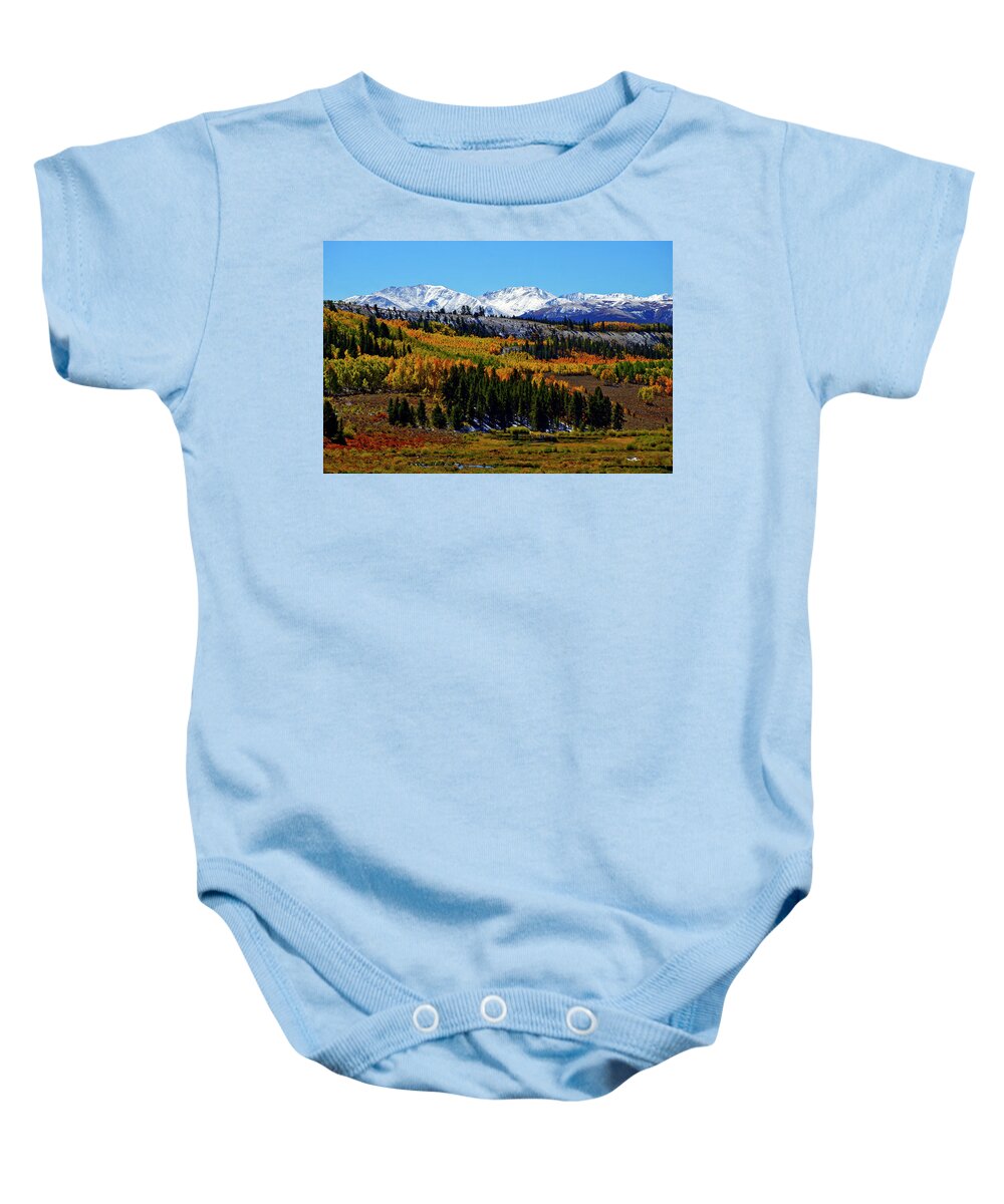 Colorado Baby Onesie featuring the photograph All at Once by Jeremy Rhoades