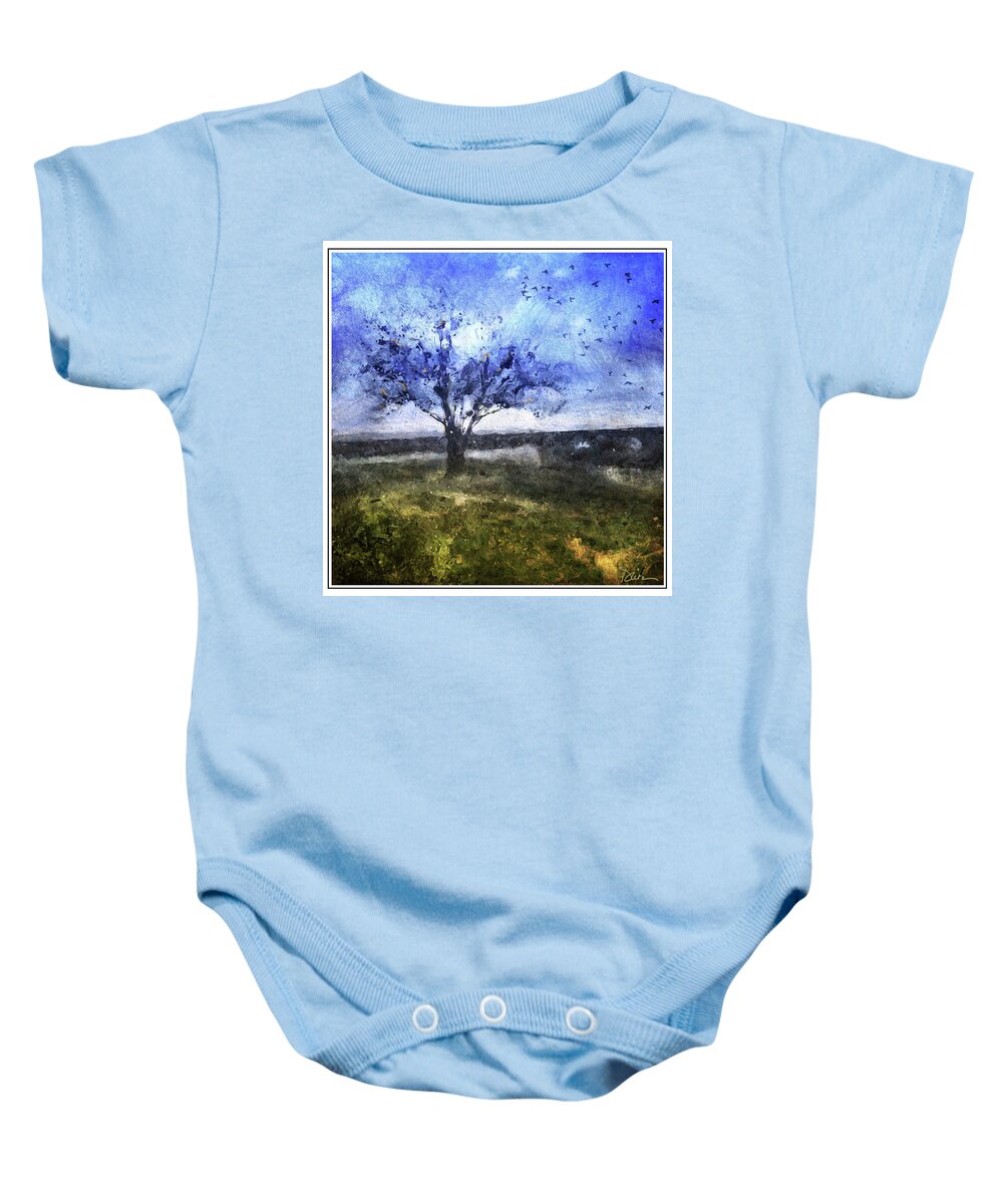 Tree Baby Onesie featuring the photograph Approaching by Peggy Dietz