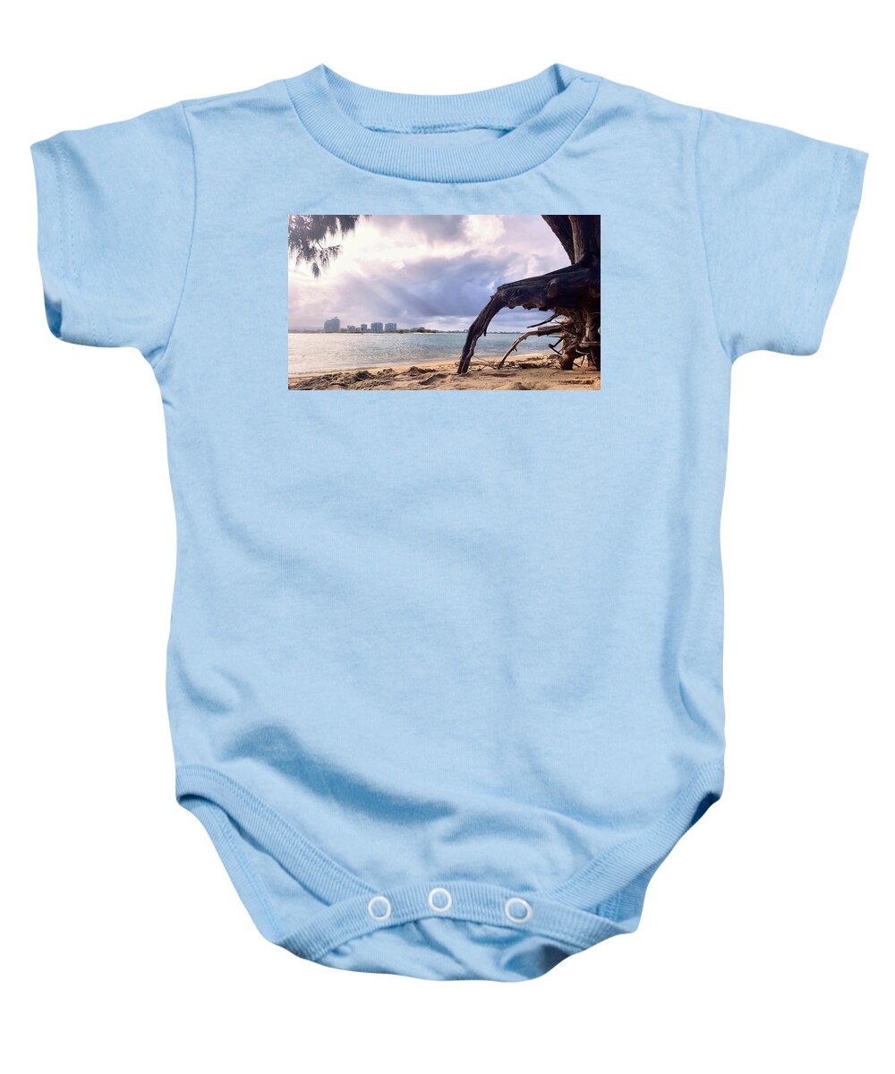 Landscape Baby Onesie featuring the photograph Afternoon Chills by Michael Blaine