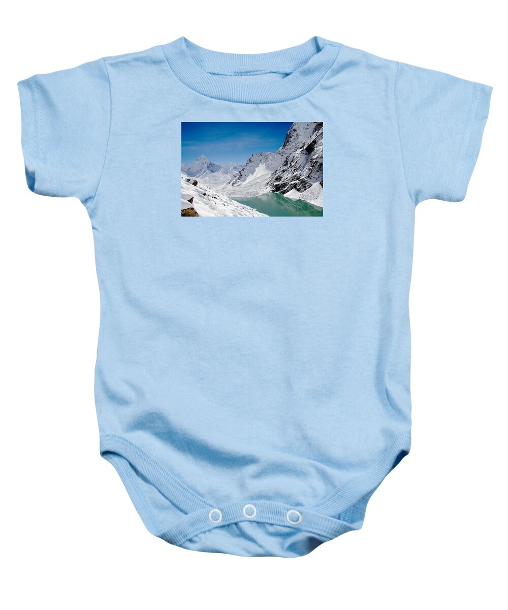 Snow Baby Onesie featuring the photograph Artic Landscape by Britten Adams