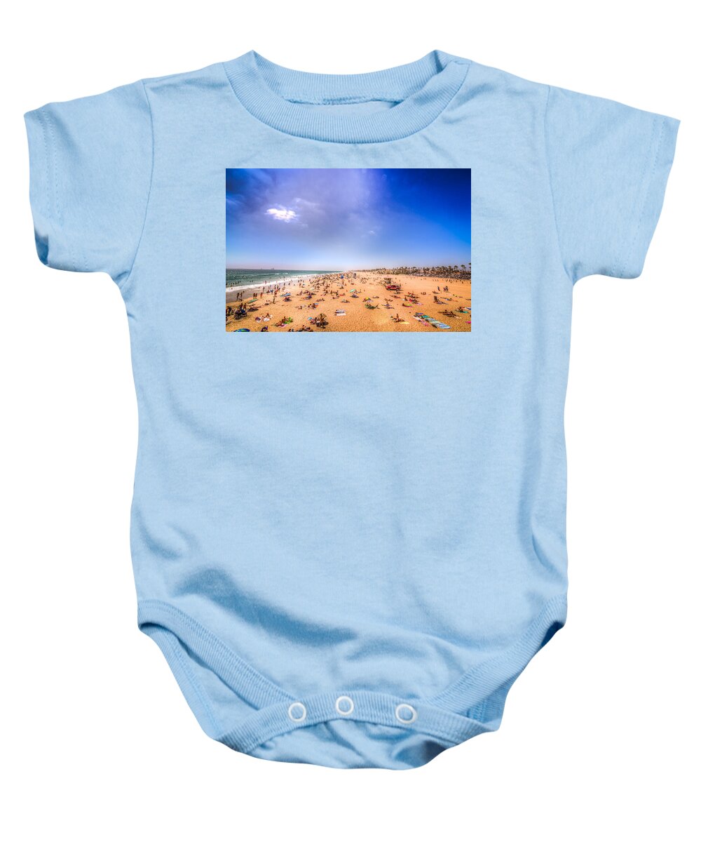 California Baby Onesie featuring the photograph Beach Dweller by Spencer McDonald