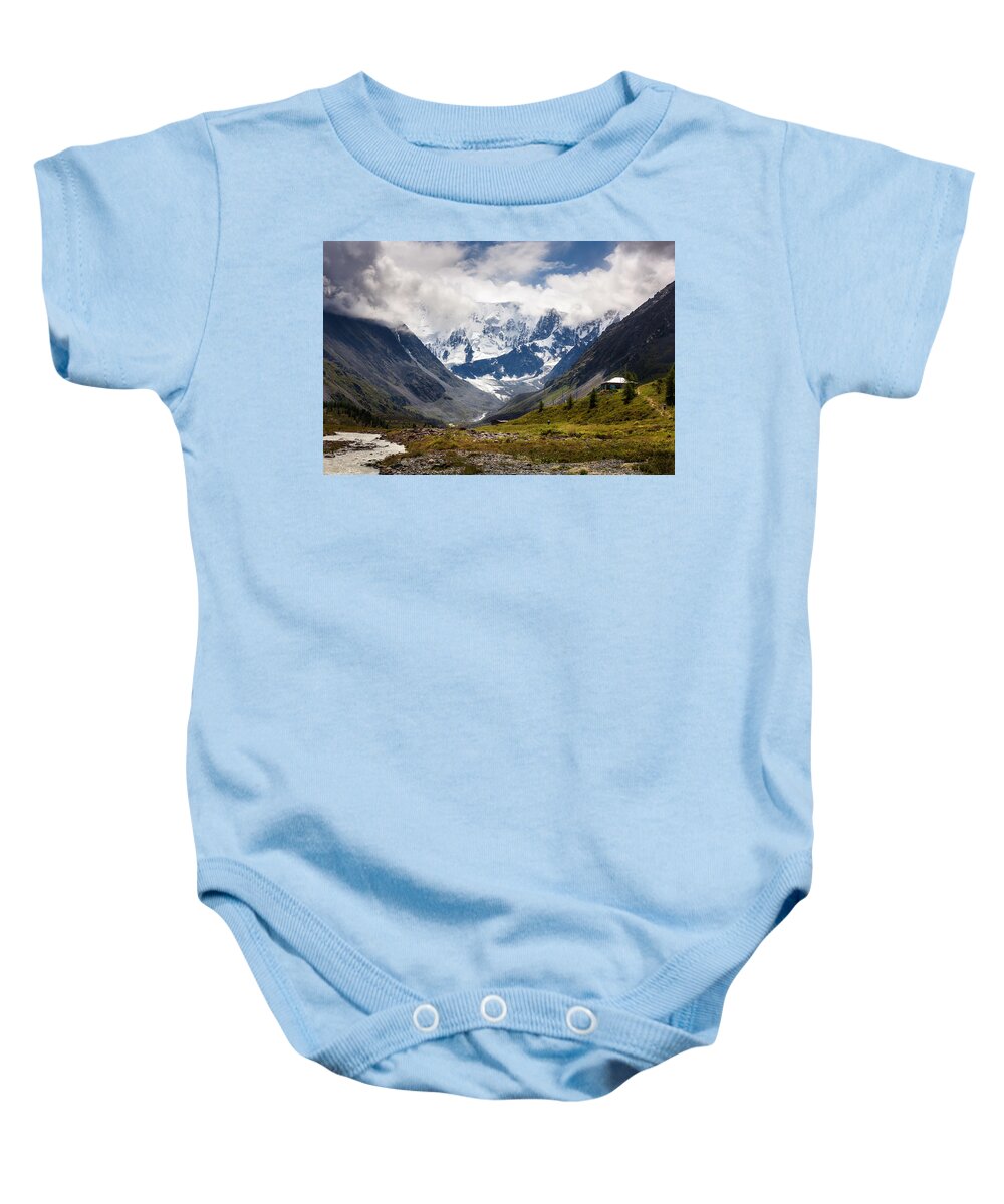 Landscape Baby Onesie featuring the photograph Belukha Mountain. Altay. Russia by Victor Kovchin