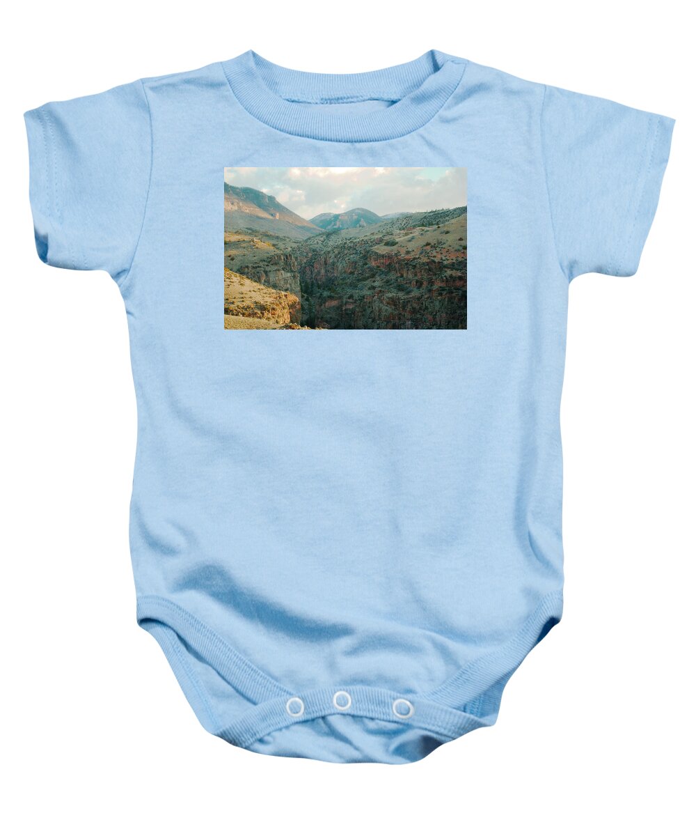 Bighorn Baby Onesie featuring the photograph Bighorn National Forest by Troy Stapek