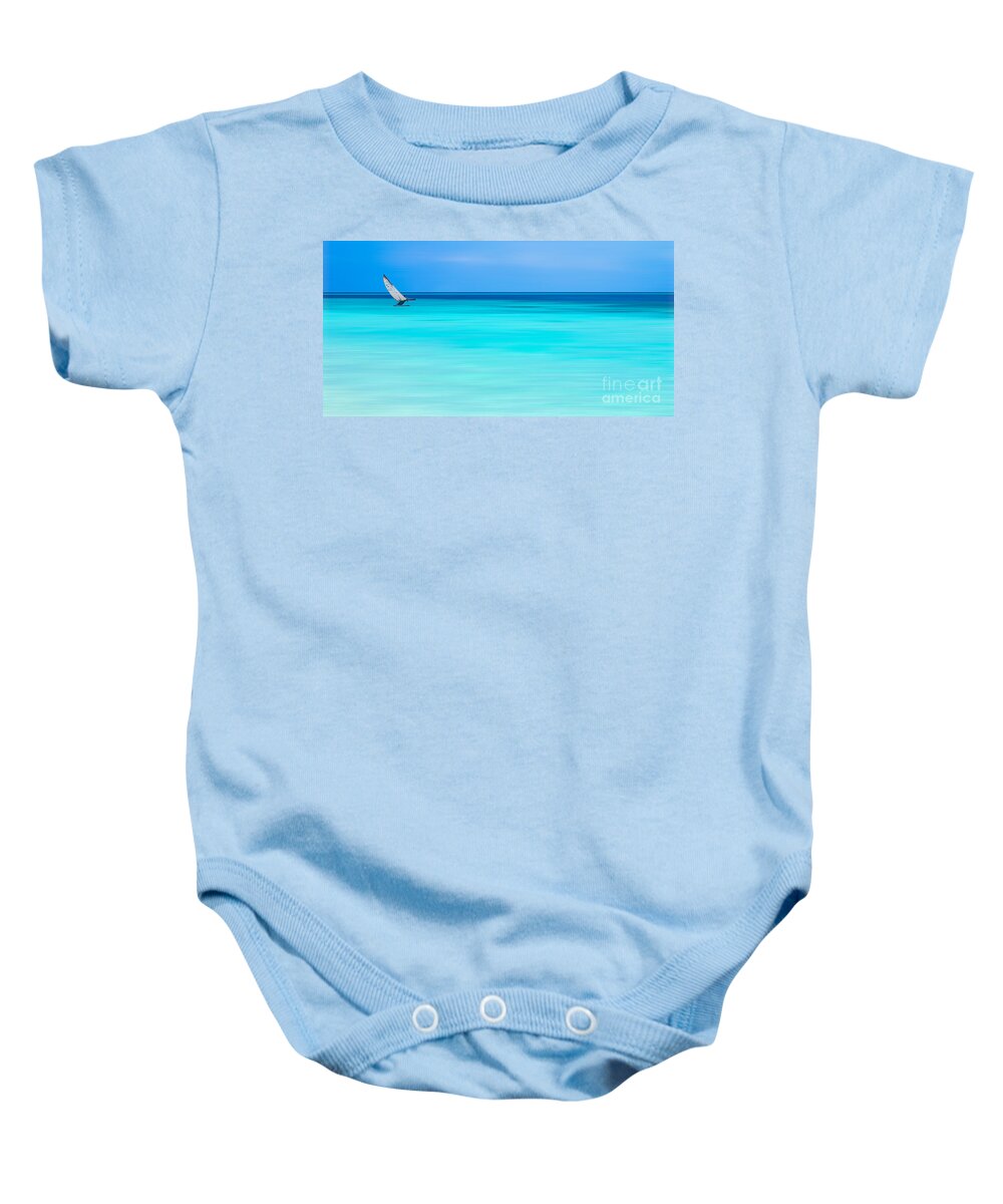 Sea Baby Onesie featuring the photograph Cat Sailing by Hannes Cmarits