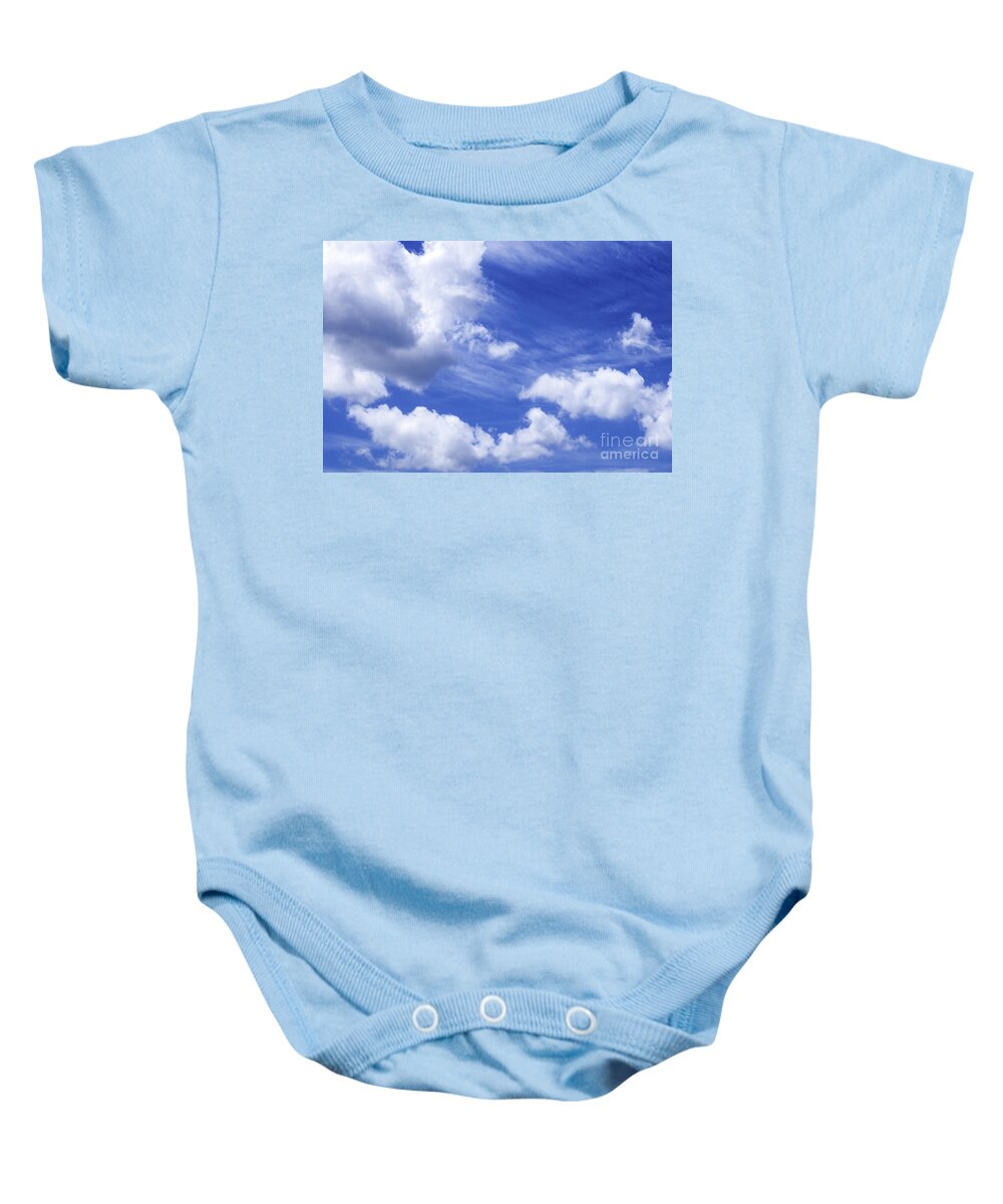 Clouds Baby Onesie featuring the photograph Clouds 2 by Frances Ann Hattier