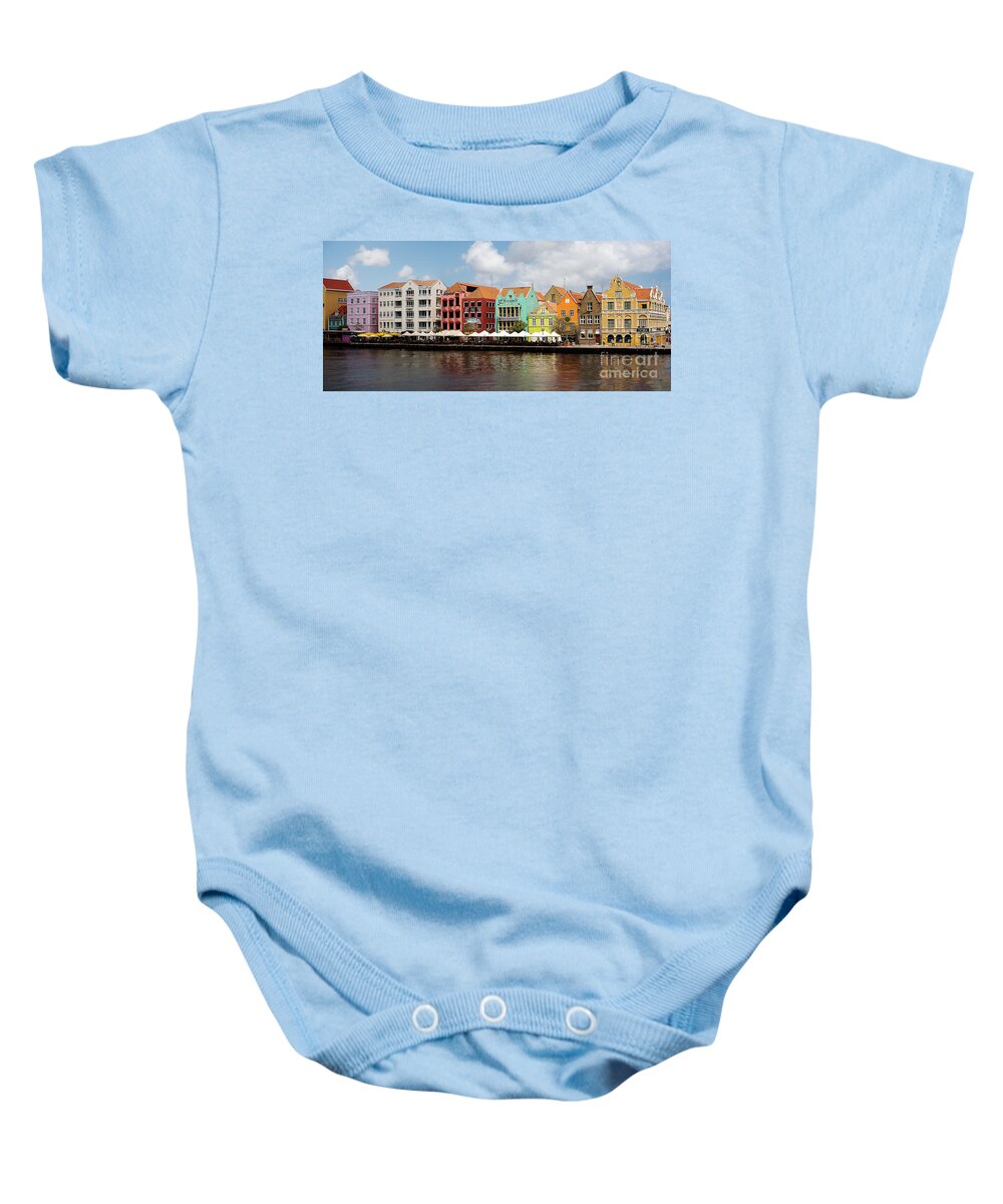 Curacao Baby Onesie featuring the photograph Curacao by Kathy Strauss