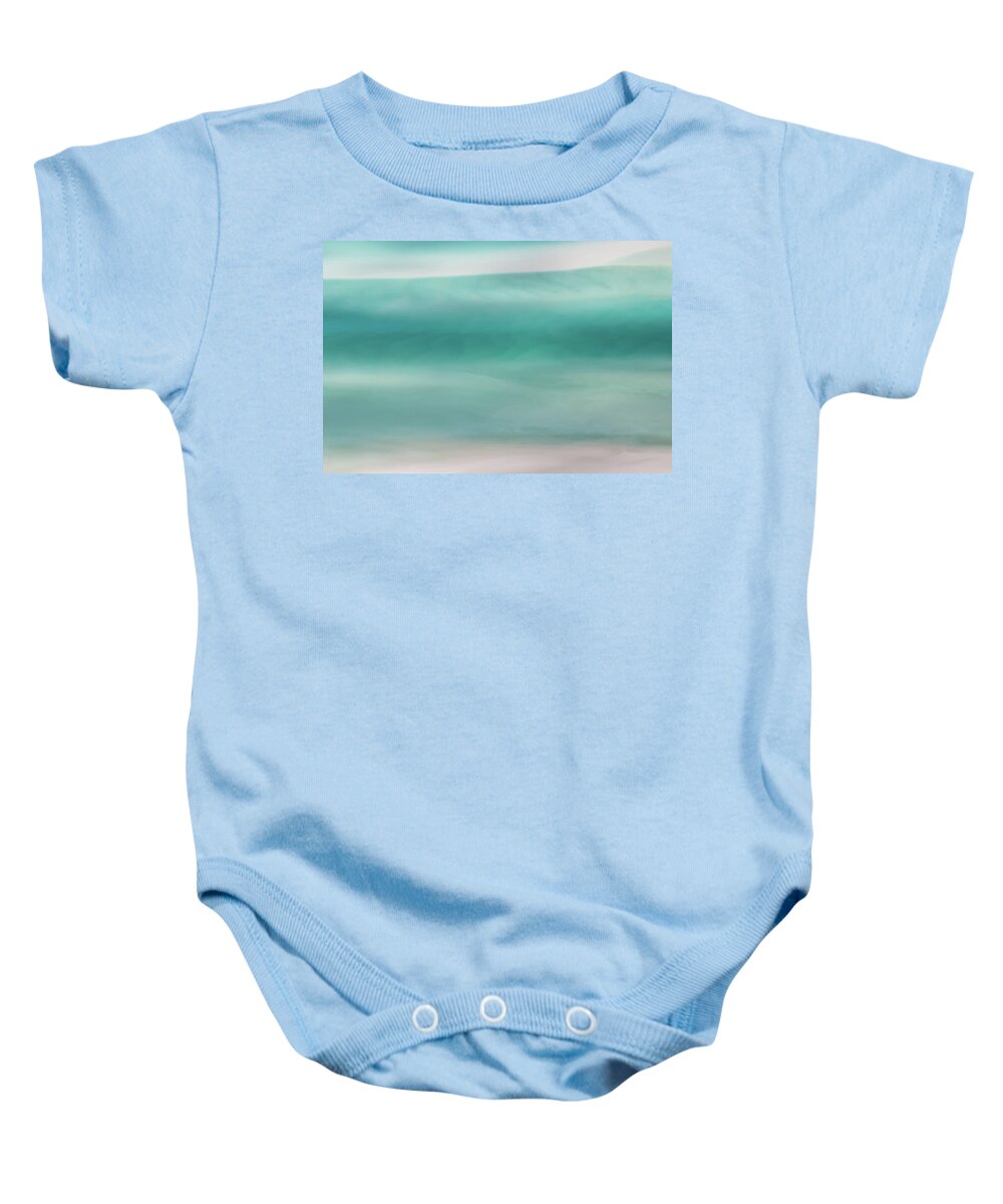 Whitehaven Beach Baby Onesie featuring the photograph Deep Channel by Az Jackson