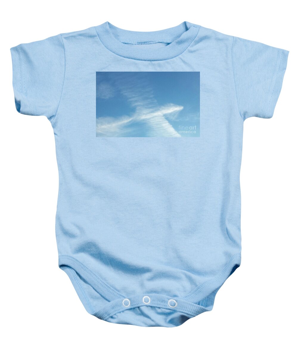 Eagle Baby Onesie featuring the photograph Eagle Sky by Curtis Sikes