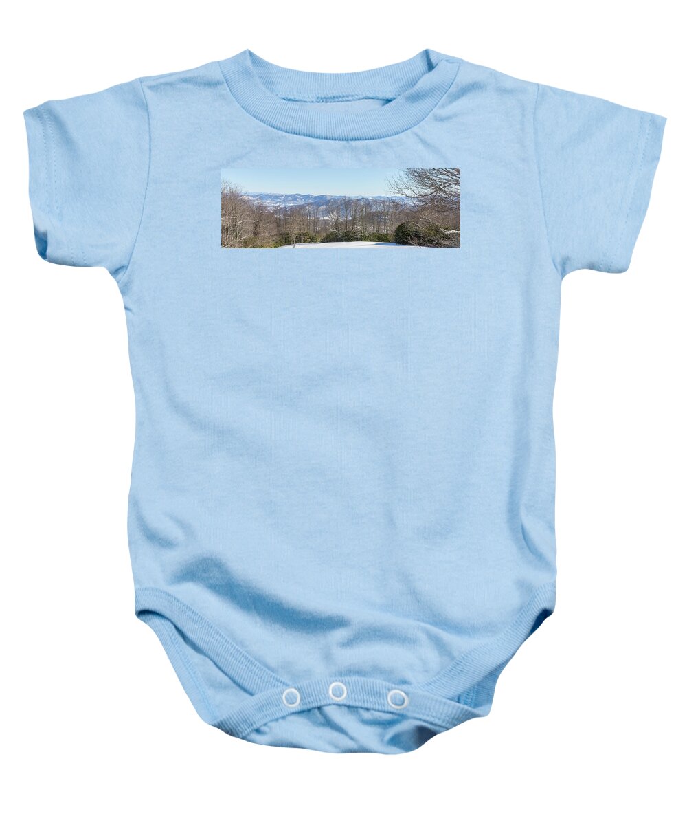 Snowscape Baby Onesie featuring the photograph Easterly Winter View by D K Wall