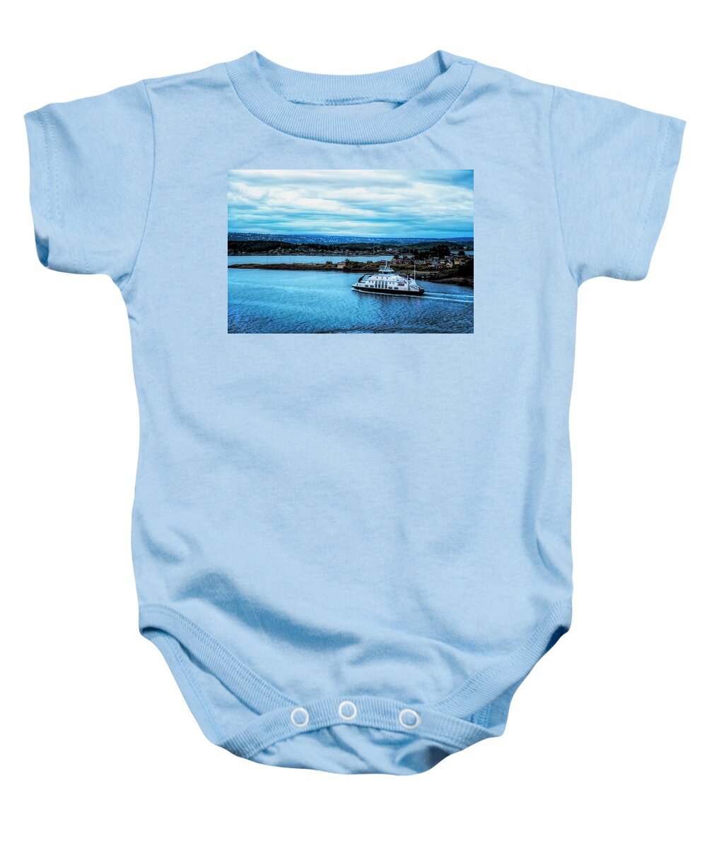 Oslo Baby Onesie featuring the photograph Evening Commute by Mick Burkey