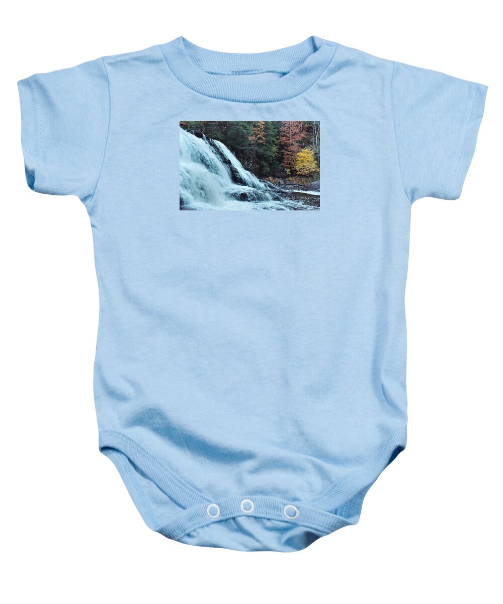 Water Baby Onesie featuring the photograph Fall Creek Falls by George Taylor