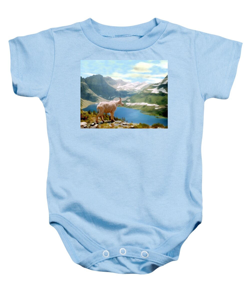 Landscape Baby Onesie featuring the photograph Glacier National Park by Kurt Van Wagner