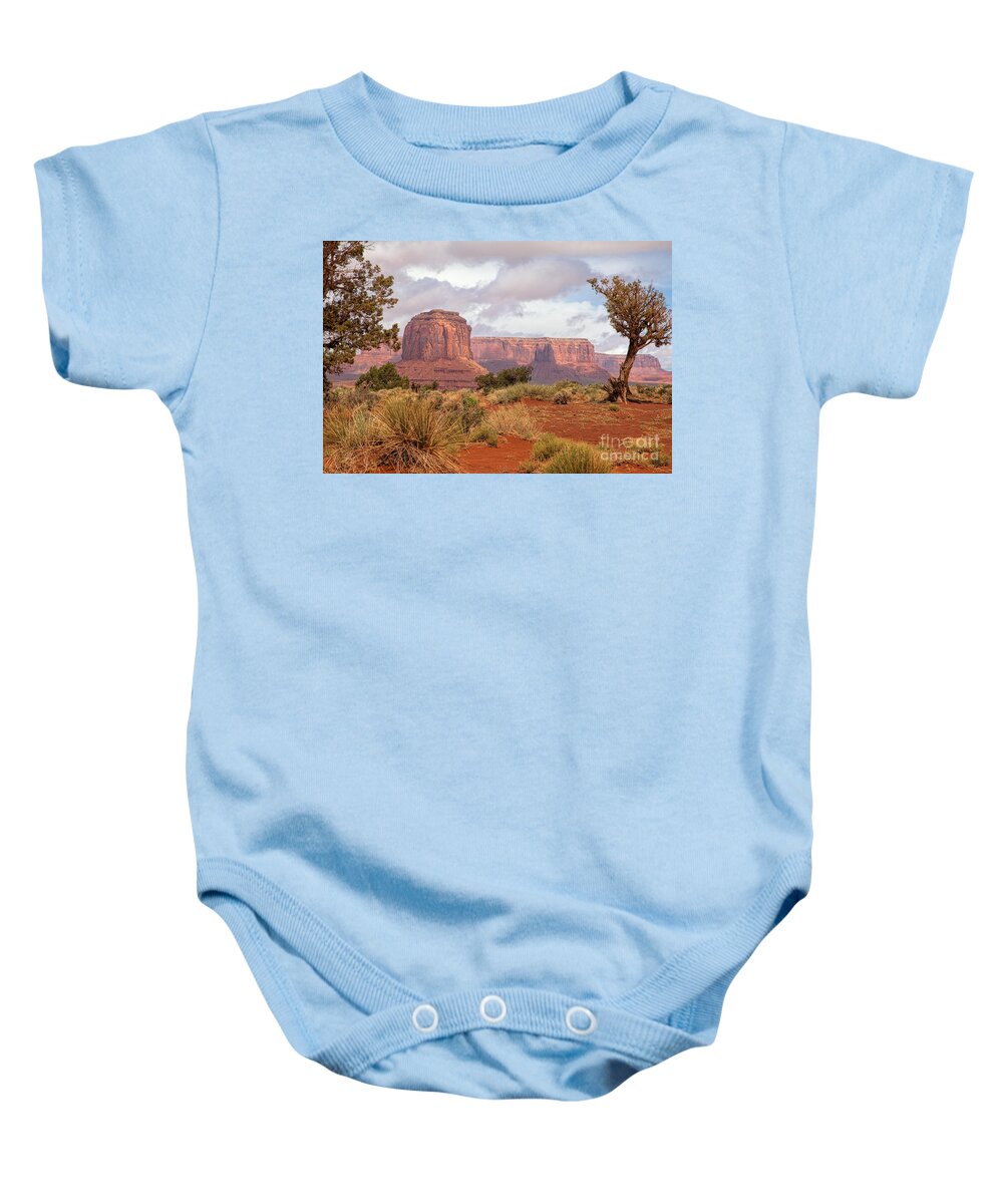 Monument Valley Print Baby Onesie featuring the photograph Grandview by Jim Garrison