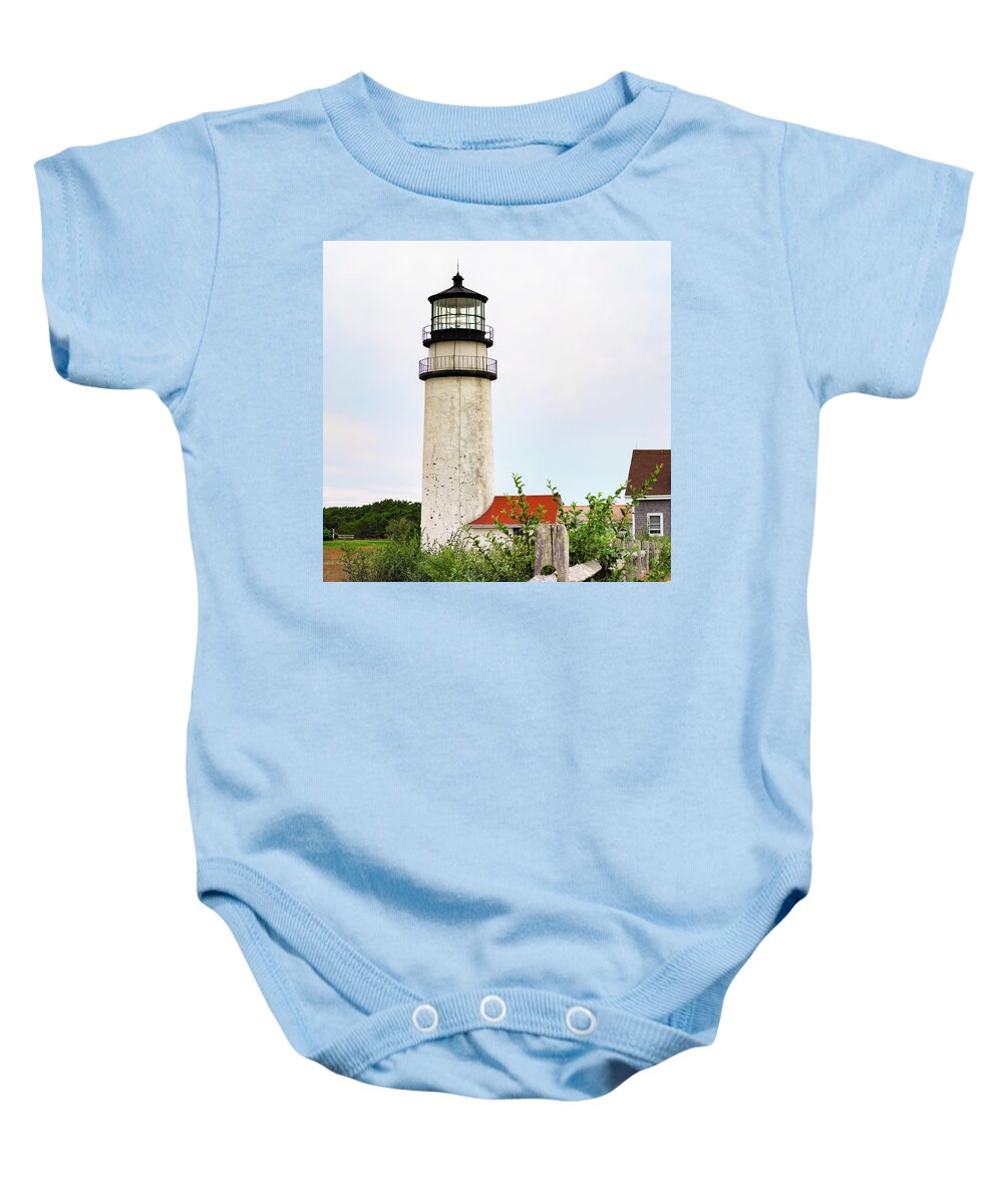 Cape Cod Baby Onesie featuring the photograph Highland Lighthouse II by Marianne Campolongo