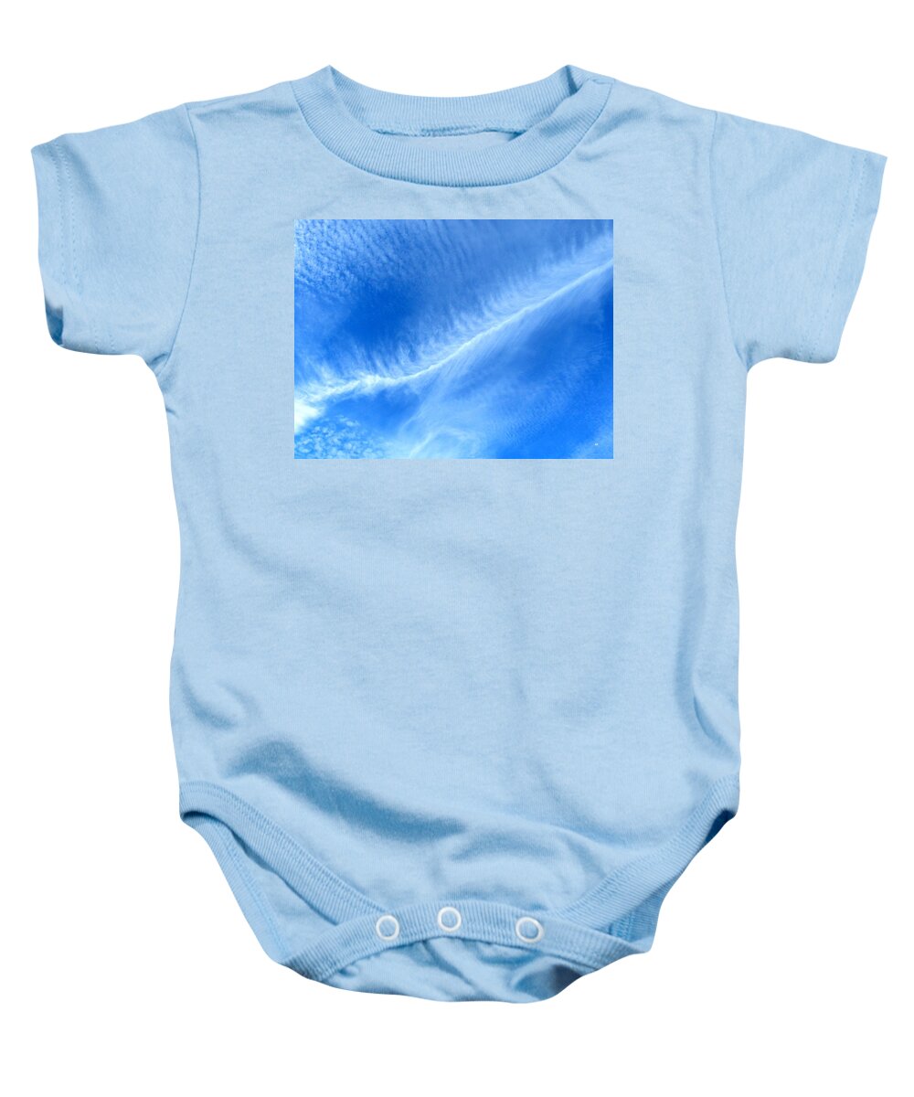 Intriguing Fall Clouds Baby Onesie featuring the photograph Intriguing Fall Clouds by Will Borden