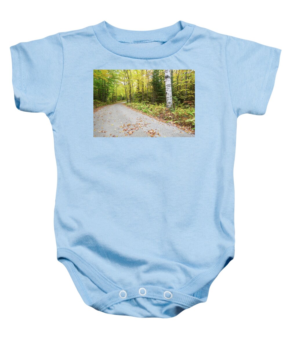Israel River Baby Onesie featuring the photograph Jefferson Notch Road - White Mountains New Hampshire by Erin Paul Donovan