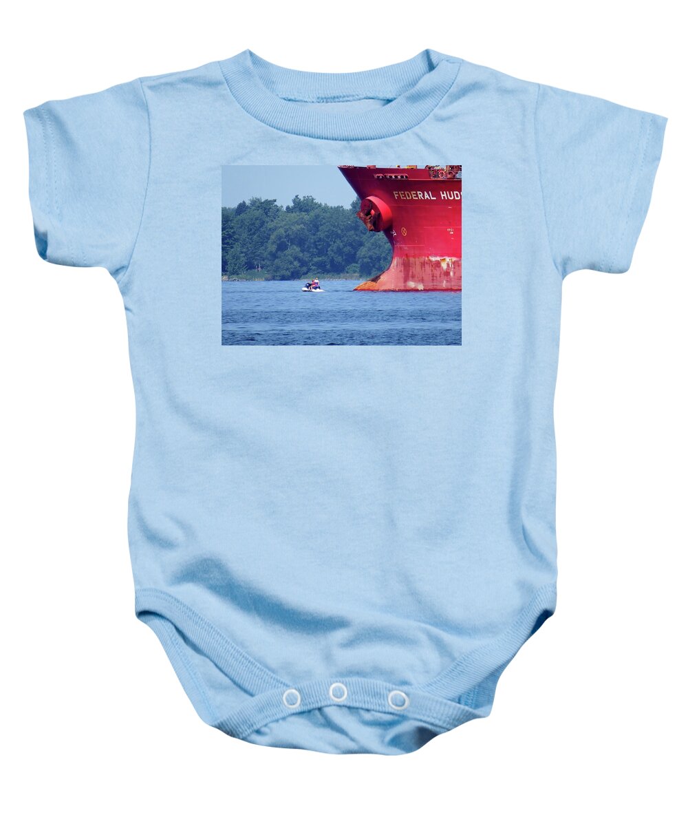  Baby Onesie featuring the photograph Jet Ski by Dennis McCarthy