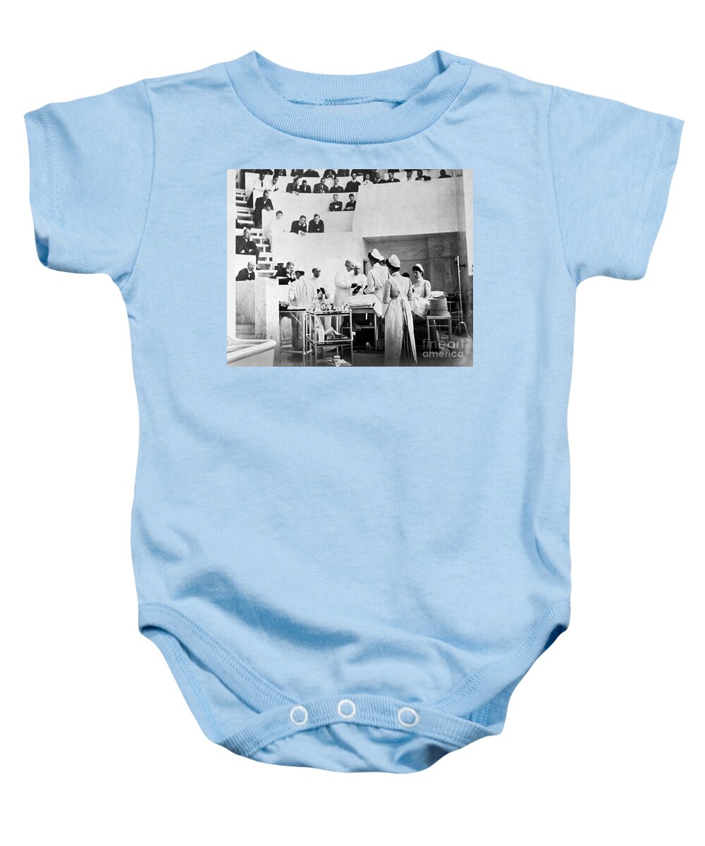 Medical Baby Onesie featuring the photograph John Hopkins Operating Theater, 19031904 by Science Source