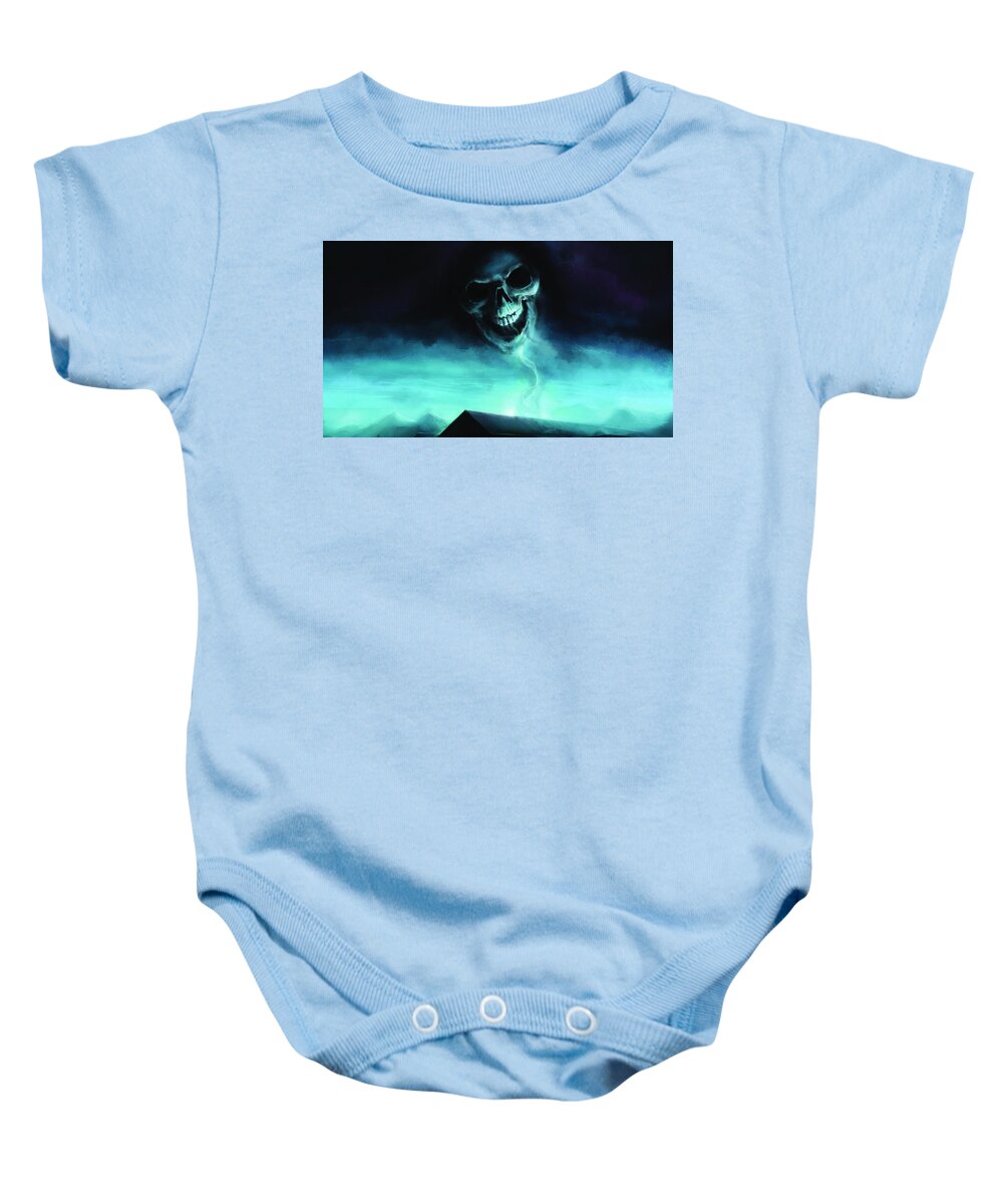 Marianne Baby Onesie featuring the digital art Marianne by Maye Loeser