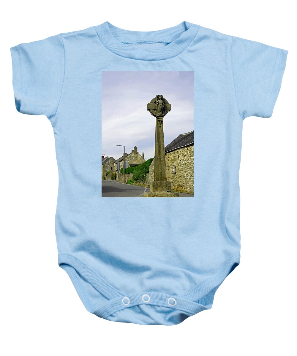 Europe Baby Onesie featuring the photograph Market Cross - Crich by Rod Johnson