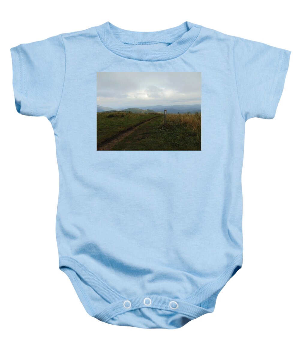 Appalachian Trail Baby Onesie featuring the photograph Max Patch by Richie Parks