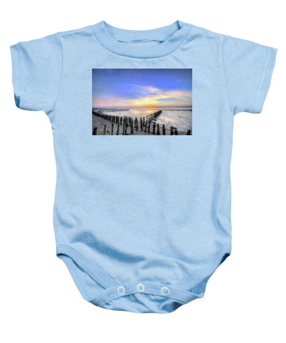 Bay Baby Onesie featuring the photograph Morning River by Svetlana Sewell