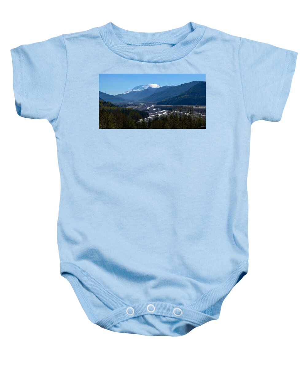 Mountain Baby Onesie featuring the photograph Mount Saint Helens by Tikvah's Hope