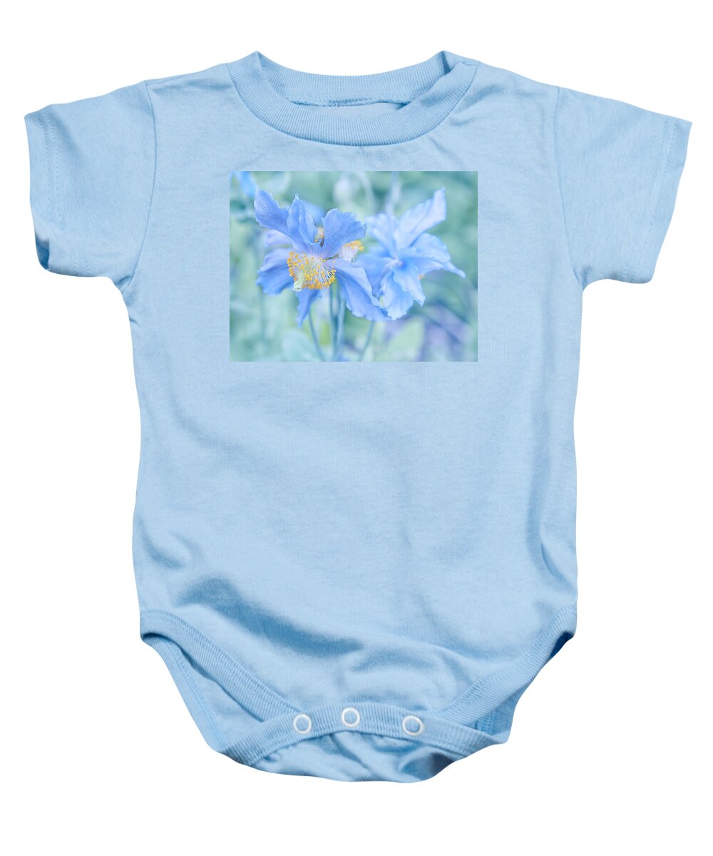 Alaska Baby Onesie featuring the photograph My Blue Heaven by Theresa Tahara