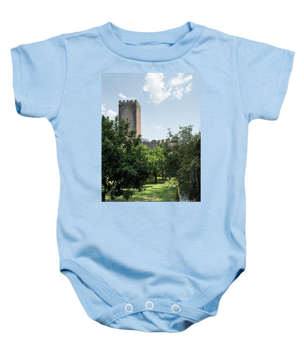 Bamboo Baby Onesie featuring the photograph Ninfa Garden, Rome Italy 8 by Perry Rodriguez