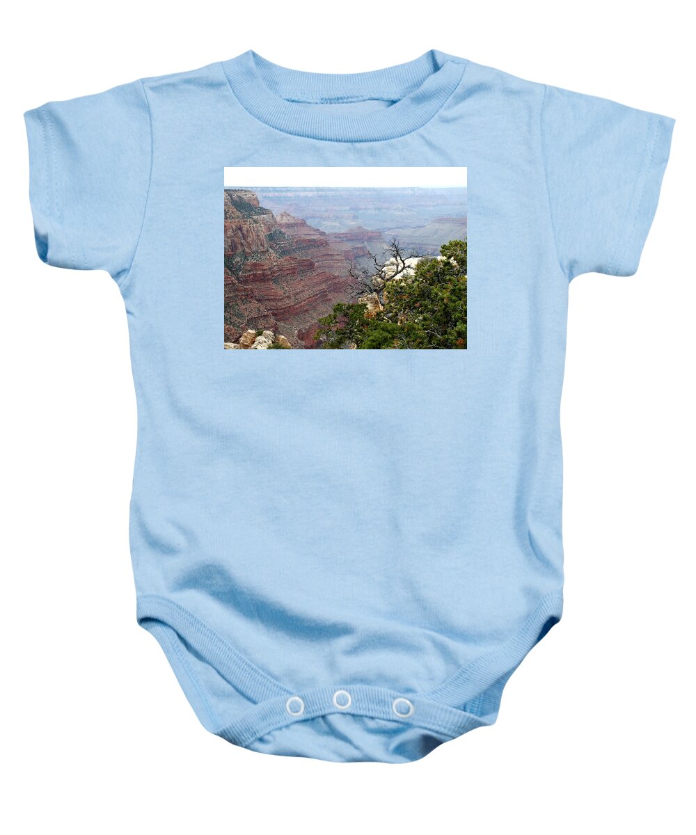 Grand Canyon Baby Onesie featuring the photograph North Rim Grand Canyon by Charlotte Schafer