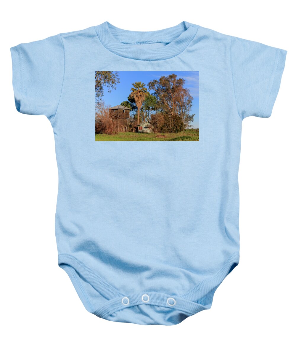 Barn Baby Onesie featuring the photograph Old Fort by Bruce Bottomley