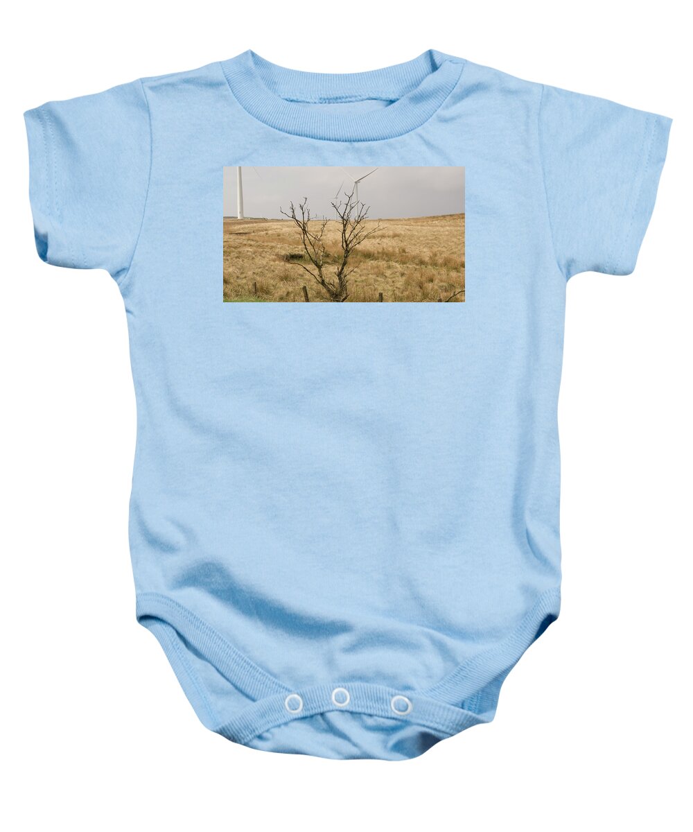Windmill Baby Onesie featuring the photograph Planted. by Elena Perelman