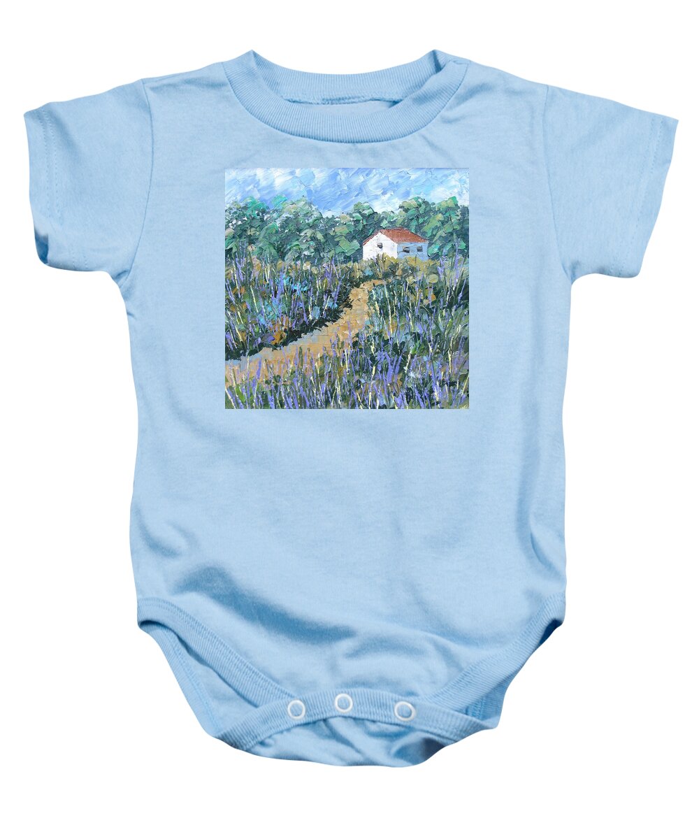 Provence Baby Onesie featuring the painting Provence II by Frederic Payet
