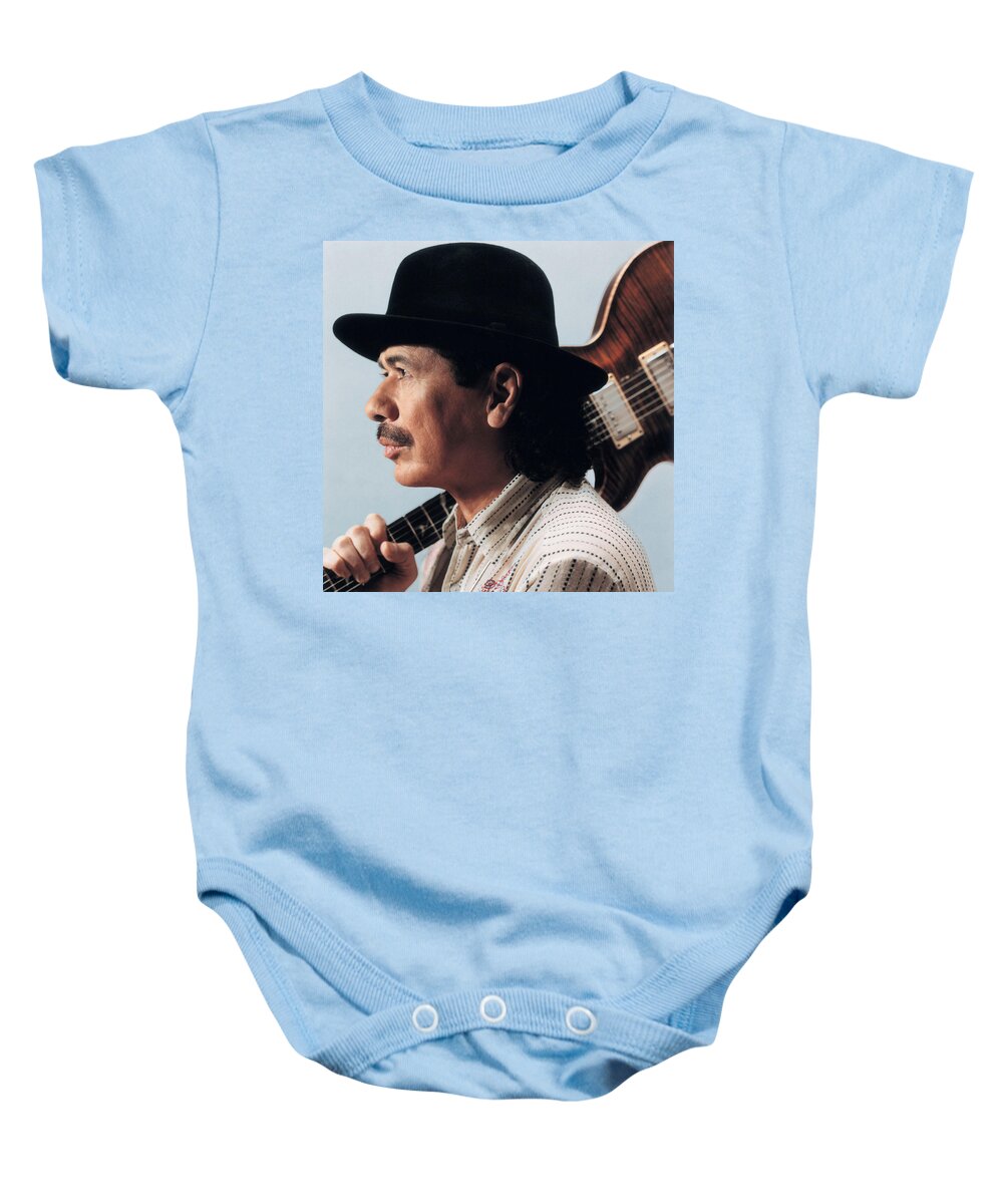 Santana Baby Onesie featuring the photograph Santana by Jackie Russo
