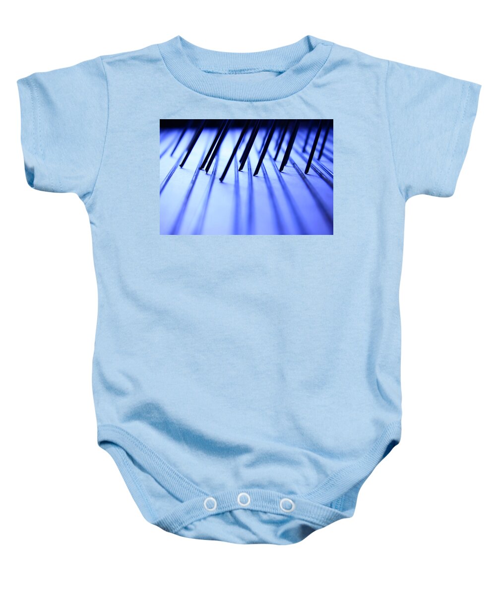 Point Baby Onesie featuring the photograph Scribble by Mark Ross
