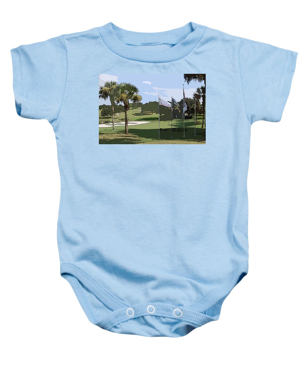 Golf Baby Onesie featuring the photograph Sixteen by James Rentz